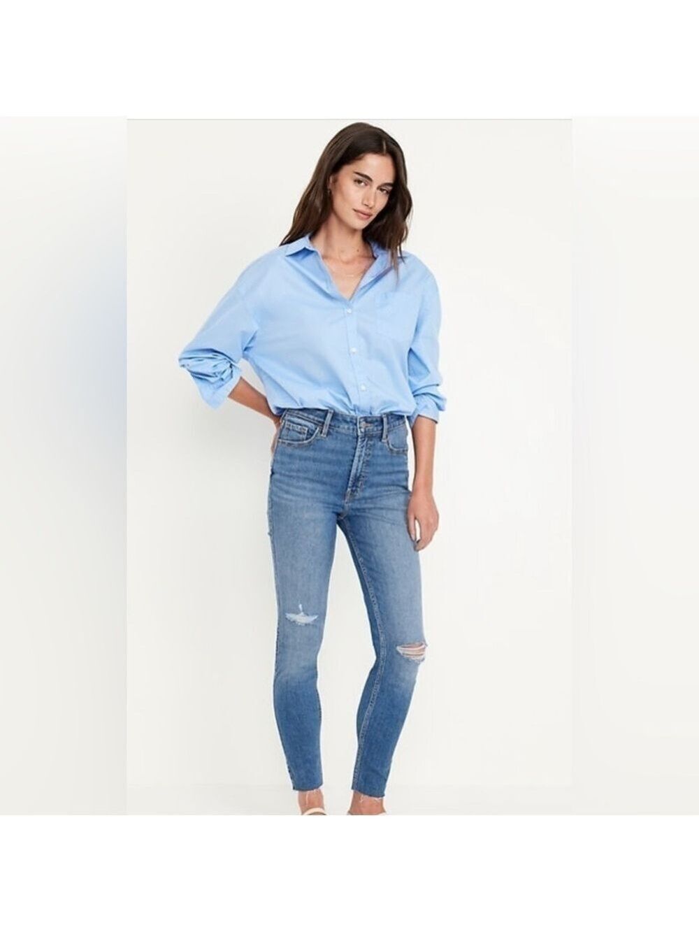 Old Navy Rockstar Super Skinny Extra High-Waisted High Rise Jeans 12 NWT